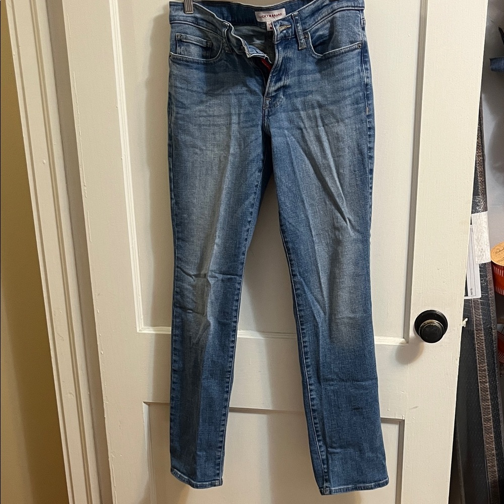 Lucky Brand Women's Straight Leg Blue Jeans